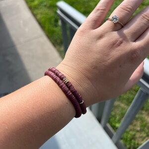 Elegant Burgundy Bracelet for Women